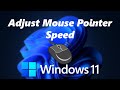 How To Change Mouse Pointer Speed In Windows 11