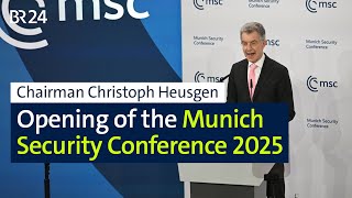 Opening of the Munich Security Conference 2025 | BR24