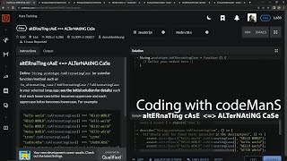 Codewars 8 kyu altERnaTIng cAsE to ALTerNAtiNG CaSe Javascript