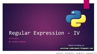 Regular Expression - IV | Python