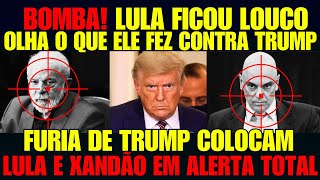 ENLOUQUECEU! LULA DOBRA APOSTA CONTRA TRUMP E SE ARREPENDE COM FURIA DE TRUMP XANDÃO CORRE RISCO.