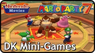 Mario Party 7 - All Donkey Kong Mini-Games (Multiplayer)