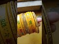 lathi chudi bangles teej special yellow india