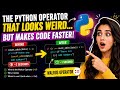 The Python Operator That Looks Weird... But Makes Code Faster | Walrus Operator Explained🚀