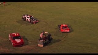 Burt Myers Wins 100 Lap Race after spinning Junior Miller - Hilarity Ensues