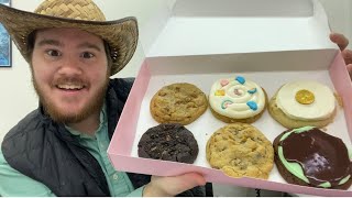 CRUMBL COOKIES REVIEW PT 43: Lucky Charms, Sea Salt Toffee, PB Cookies & Cream, Mint Brownie, Sugar