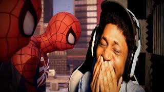 CoryxKenshin Reacting to the Peter Parker Glitch! |Spider-Man: Miles Morales