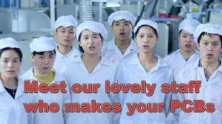 Say hello to PCBWay's workers who makes your PCB