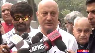 Celebrities,Artists and Activists Support Kher's Anti Wapsi March