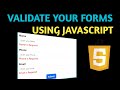 Form Validation using JavaScript for Beginners | HTML CSS | JavaScript Tutorial