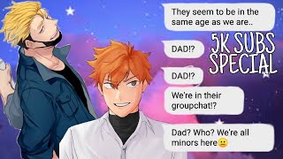 Haikyuu Meets Their Future Kids | Rare Ships | Haikyuu Text Story | 5k Subs Special