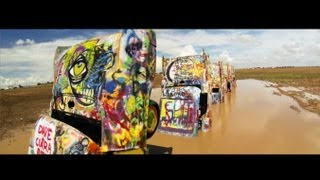 Cadillac Ranch from a New Perspective - Amarillo Texas