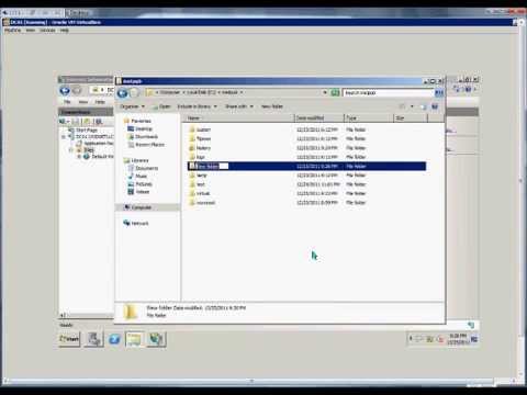 How to create a website in IIS on a Windows 2008 R2 server