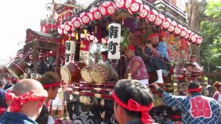 1138後藤義光生誕２００年祭・南町蛭子神社の山車。南町はいつも絶好調です。H27mnm07