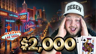 EPIC Blackjack Session In Las Vegas! ($2,000)