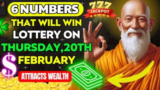 LUCKY NUMBERS: 6 Lucky Numbers to FOCUS and GET RICH on Thursday 20TH, FEBUARY 2025