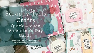 Make a Quick Valentine's Day Card | Scrappy Tails Crafts | J'Adore Collection (Card Making Tutorial)