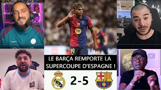 LES RÉACTIONS APRES L'HUMILIATION DU REAL MADRID 5 A 2 INFLIGÉ PAR LE FC BARCELONE EN FINALE