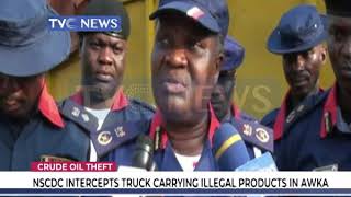 NSCDC intercepts truck carrying illegal products in Awka