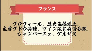 【まとめ50問 No.1～５】プロフィール、歴史気候風土、主要ブドウ品種、ワイン法と品質分類、シャンパーニュ、アルザス　一問一答‼ソムリエ・ワインエキスパートエクセレンスの試験対策 ワイン図書館