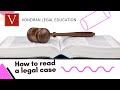 How to Read a Legal Case by Attorney Steve®