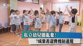 私立幼兒園亂象！　7成業者退費機制違規