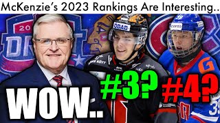 Bob McKenzie's New 2023 NHL Draft Rankings Are INTERESTING... (Bedard Top Prospect Trade Rumors)