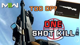 🎯 This gun can one shot EVERYTHING in MODERN WARFARE 2 (SP-R 208 GAMEPLAY MW2)