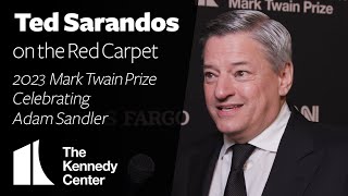 Ted Sarandos - 2023 Mark Twain Prize Red Carpet (Adam Sandler)