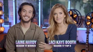 American Idol 2023 - Laine Hardy and Laci Kaye Booth Visit the Judges