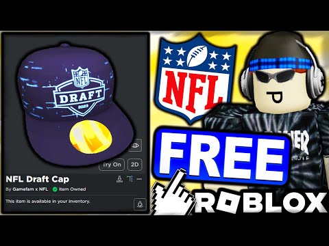 FREE ACCESSORY! HOW TO GET NFL Draft Cap! (ROBLOX Super NFL Tycoon EVENT)