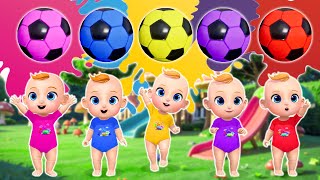 Finger Family Song + More Nursery Rhymes - ChaChaSia - Surprise Ball &  Color Ball Kids Songs