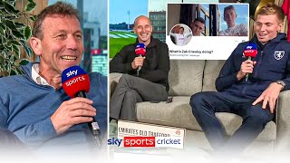 What is Zak Crawley doing today? He's on the Sky Sports Cricket podcast! 😁