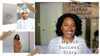 IVF Success Story|Fresh Cycle +First Round+ One Embryo