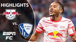 Christopher Nkunku’s double takes RB Leipzig past VfL Bochum | Bundesliga Highlights | ESPN FC