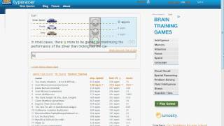 256 wpm race - former all-time TypeRacer record