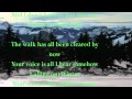 Winter - Joshua Radin (Lyric Video)