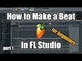 How to Make a Beat in FL Studio for Beginners - Beatmaking Tutorial part 1 - Drums and Bass