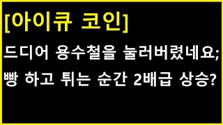 [아이큐 코인] 용수철의 탄성을 이용해서 점프하는 순간이 가장 중요합니다;;;;