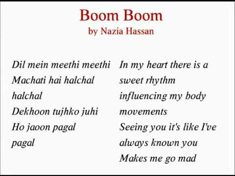 Boom Boom Lyrics & English Translation - YouTube