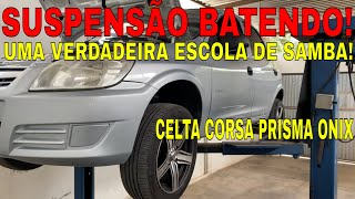 VERDADEIRA ESCOLA DE SAMBA! CARRO COM BARULHO BATENDO SUSPENSÃO CELTA CLASSIC PRISMA CORSA ONIX!