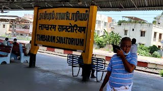 TAMBARAM SANATORIUM (TBMS) Railway Station - Kamakoti Nagar, CHENNAI, Tamil Nadu, INDIA