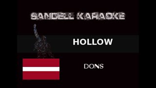 LATVIA - Dons - Hollow [Karaoke]