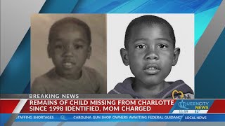 Charlotte mother charged 23 years after 6-year-old son was found dead: Officials