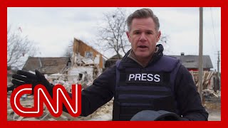 Hear CNN reporter's questions for Russia after seeing bombed homes