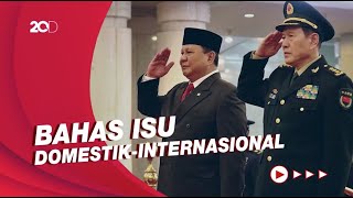 Momen Prabowo dan Menhan China Bertemu Virtual