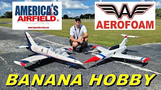 A day at Imperial RC with the AEROFOAM Diamond and L-39 from Banana Hobby