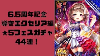 【白猫テニス】012　6.5周年記念～導きエクセリア編～★5フェスガチャ44連！