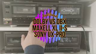 Technics RS-TR555 dual well - Dolby B, C and DBX - Maxell XL II-S \u0026 Sony UX-Pro - Line out direct!