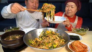 열무김치와 각종 나물 듬뿍 넣은 열무보리비빔밥! (Young radish Bibimbap) 요리\u0026먹방!! - Mukbang eating show